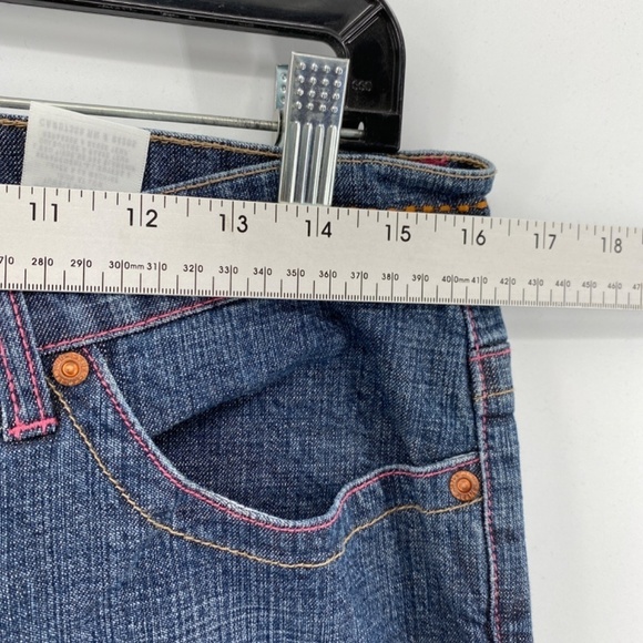 Hollywood The Jean People Jeans Women's Size 33 Vintage Washed Blue Straight Leg - Picture 4 of 15